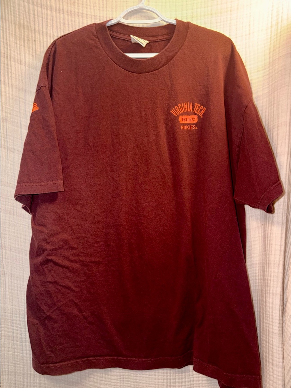 Virginia tech size 2XL Maroon Crewneck T-Shirt- J